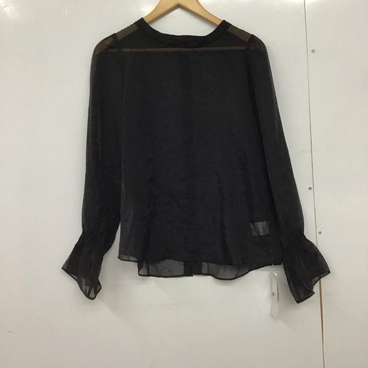 ミスティック mystic シャツ、ブラウス 長袖 長袖シャツ 無地シャツ シースルーシャツ FREE 無地 黒 / ブラック / black レディース USED 古着 中古 10151722
