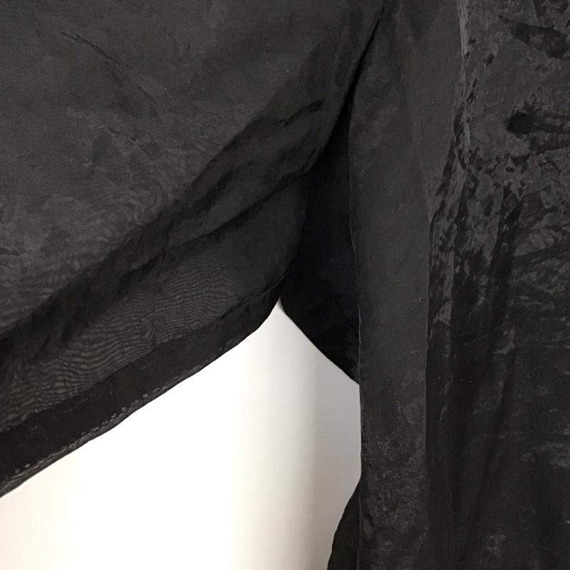 ミスティック mystic シャツ、ブラウス 長袖 長袖シャツ 無地シャツ シースルーシャツ FREE 無地 黒 / ブラック / black レディース USED 古着 中古 10151722