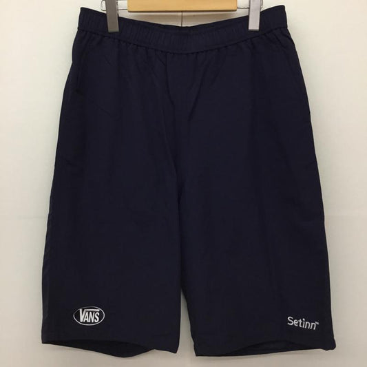 バンズ VANS パンツ ショートパンツ Setinn SemiFinal VNS-25SP02 M ロゴ、文字 紺 / ネイビー / navy メンズ USED 古着 中古 10151724