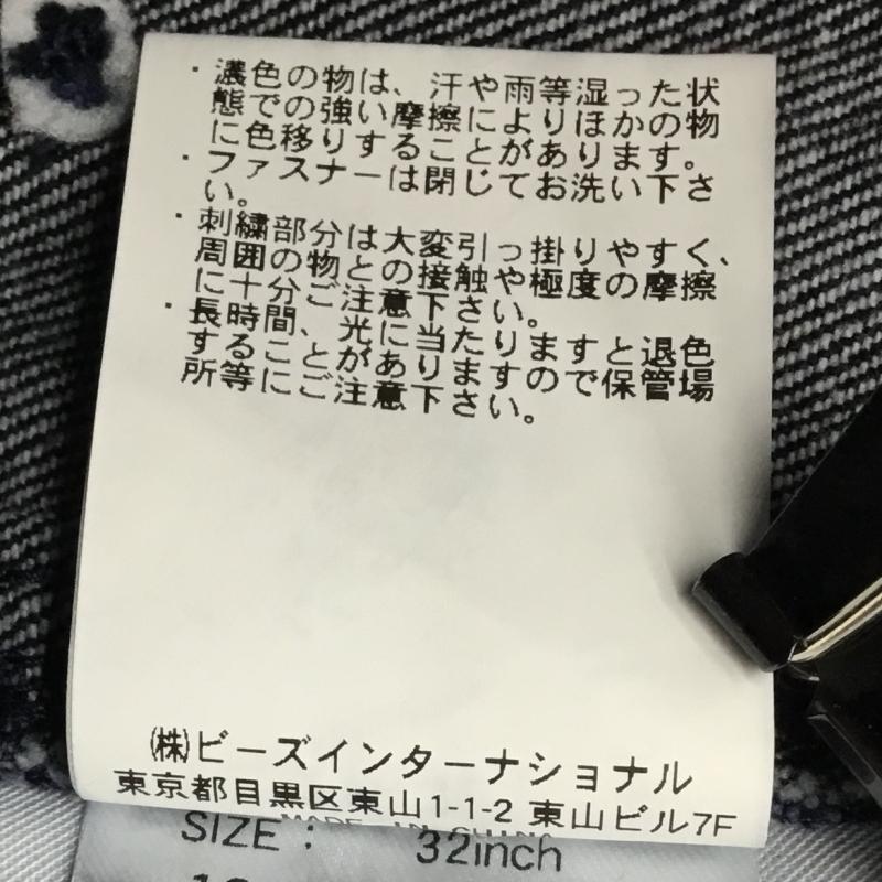 エクストララージ XLARGE パンツ デニム、ジーンズ 101211031023 32インチ ロゴ、文字 インディゴ / インディゴ / Indigo メンズ USED 古着 中古 10151725