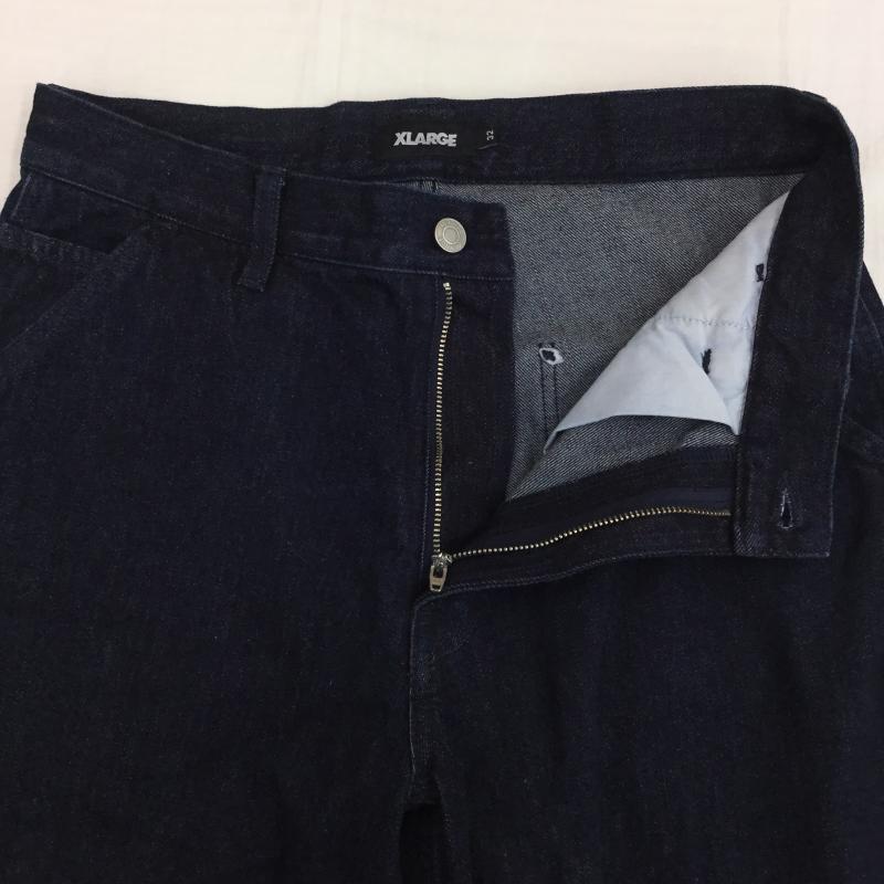エクストララージ XLARGE パンツ デニム、ジーンズ 101211031023 32インチ ロゴ、文字 インディゴ / インディゴ / Indigo メンズ USED 古着 中古 10151725