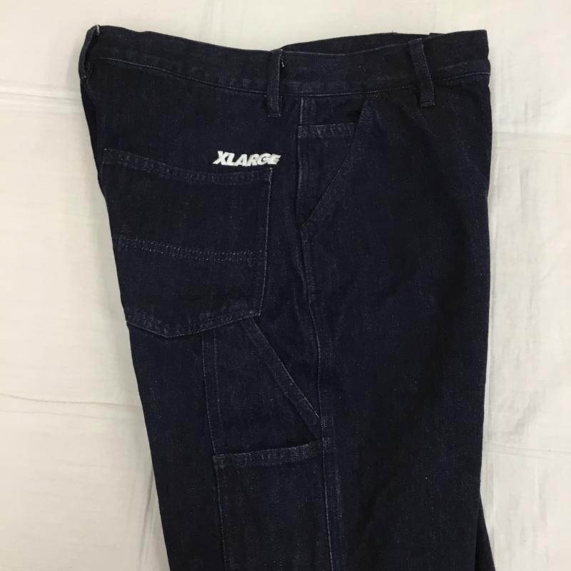 エクストララージ XLARGE パンツ デニム、ジーンズ 101211031023 32インチ ロゴ、文字 インディゴ / インディゴ / Indigo メンズ USED 古着 中古 10151725