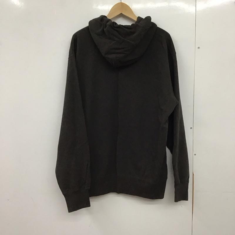 リー Lee パーカー 長袖 長袖パーカー プルオーバーパーカー スウェット L ロゴ、文字 ダークグレー / ダークグレー / メンズ USED 古着 中古 10151731