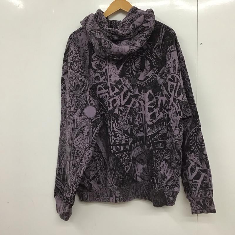シュプリーム Supreme パーカー 長袖 24FW LibertyHoodedSweatshirt XL プリント 紫 / パープル / purple メンズ USED 古着 中古 10151735