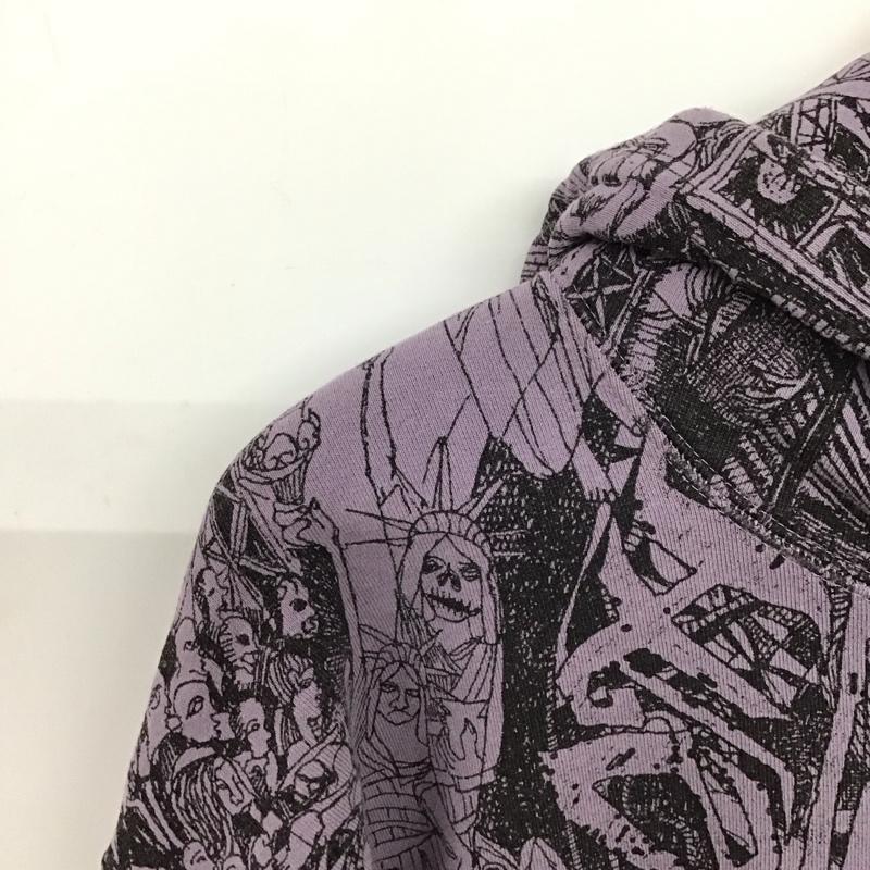 シュプリーム Supreme パーカー 長袖 24FW LibertyHoodedSweatshirt XL プリント 紫 / パープル / purple メンズ USED 古着 中古 10151735