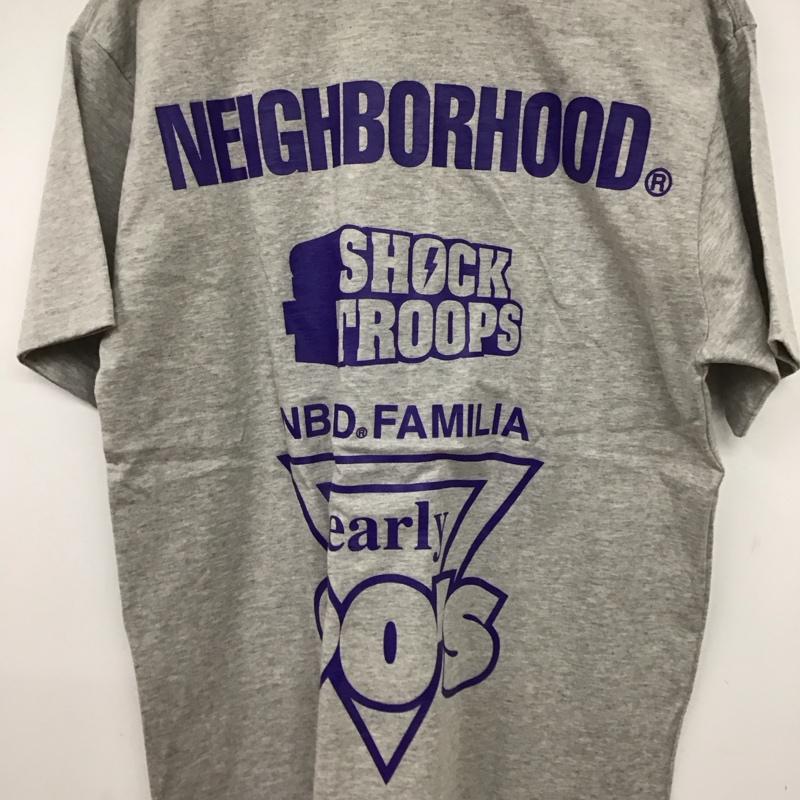 ネイバーフッド NEIGHBORHOOD Tシャツ 半袖 半袖カットソー プリントTシャツ クルーネックカットソー M プリント 灰 / グレー / gray メンズ USED 古着 中古 10151737