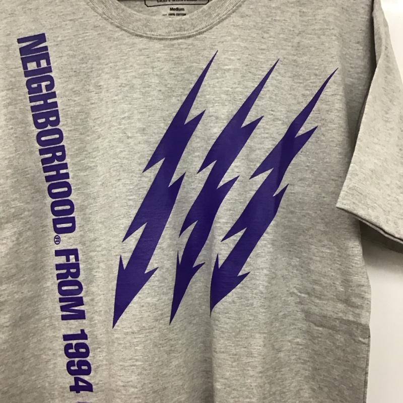 ネイバーフッド NEIGHBORHOOD Tシャツ 半袖 半袖カットソー プリントTシャツ クルーネックカットソー M プリント 灰 / グレー / gray メンズ USED 古着 中古 10151737