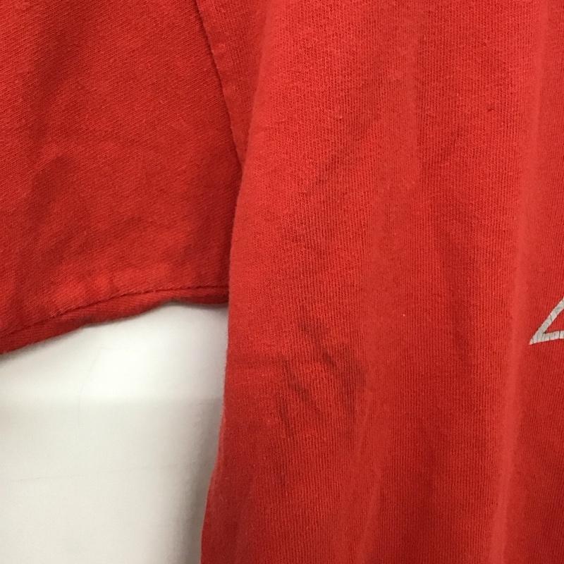 ギルダン GILDAN Tシャツ 半袖 半袖カットソー プリントTシャツ クルーネックカットソー L プリント 赤 / レッド / red メンズ USED 古着 中古 10151739