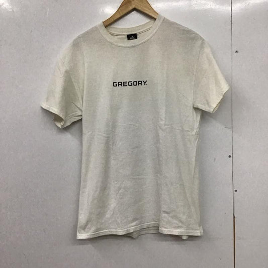 グレゴリー GREGORY Tシャツ 半袖 半袖カットソー プリントTシャツ クルーネックカットソー M ロゴ、文字 白 / ホワイト / white メンズ USED 古着 中古 10151742