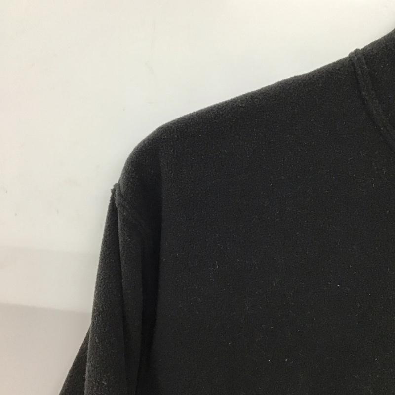 モンベル mont-bell カットソー 長袖 1104978 シャミースハイネックセーター L ロゴ、文字 黒 / ブラック / black メンズ USED 古着 中古 10151746