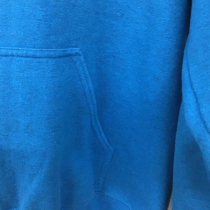 アンドサンズ ANDSUNS パーカー 長袖 長袖パーカー プルオーバーパーカー スウェット L ロゴ、文字 青 / ブルー / blue メンズ USED 古着 中古 10151751