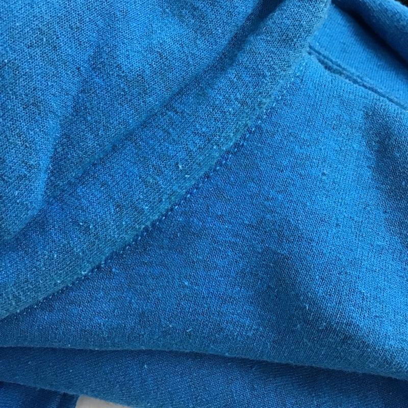 アンドサンズ ANDSUNS パーカー 長袖 長袖パーカー プルオーバーパーカー スウェット L ロゴ、文字 青 / ブルー / blue メンズ USED 古着 中古 10151751