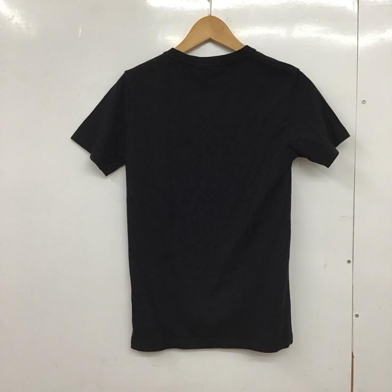 アルファインダストリー Alpha Industries Tシャツ 半袖 半袖カットソー プリントTシャツ クルーネックカットソー S プリント 黒 / ブラック / black メンズ USED 古着 中古 10151754