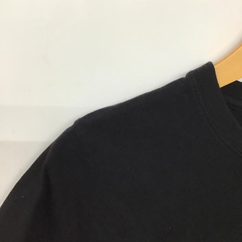 アルファインダストリー Alpha Industries Tシャツ 半袖 半袖カットソー プリントTシャツ クルーネックカットソー S プリント 黒 / ブラック / black メンズ USED 古着 中古 10151754