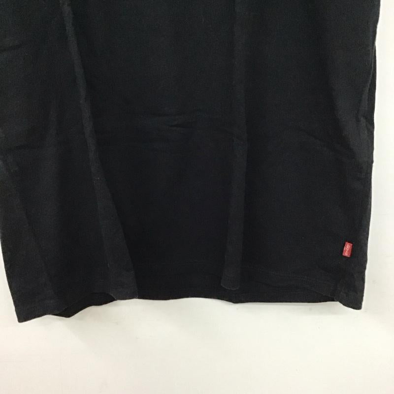 リーバイス Levi s Tシャツ 半袖 半袖カットソー プリントTシャツ クルーネックカットソー M プリント 黒 / ブラック / black メンズ USED 古着 中古 10151756