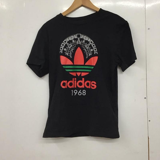 アディダス adidas Tシャツ 半袖 cd6825 半袖カットソー プリントTシャツ M プリント 黒 / ブラック / black メンズ USED 古着 中古 10151757