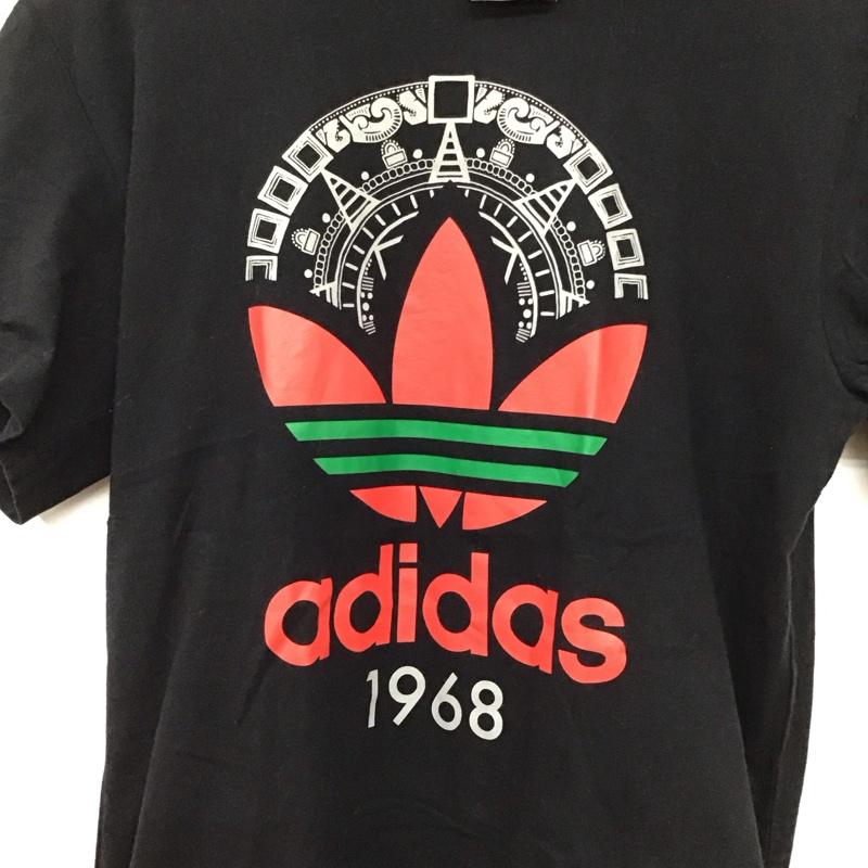 アディダス adidas Tシャツ 半袖 cd6825 半袖カットソー プリントTシャツ M プリント 黒 / ブラック / black メンズ USED 古着 中古 10151757