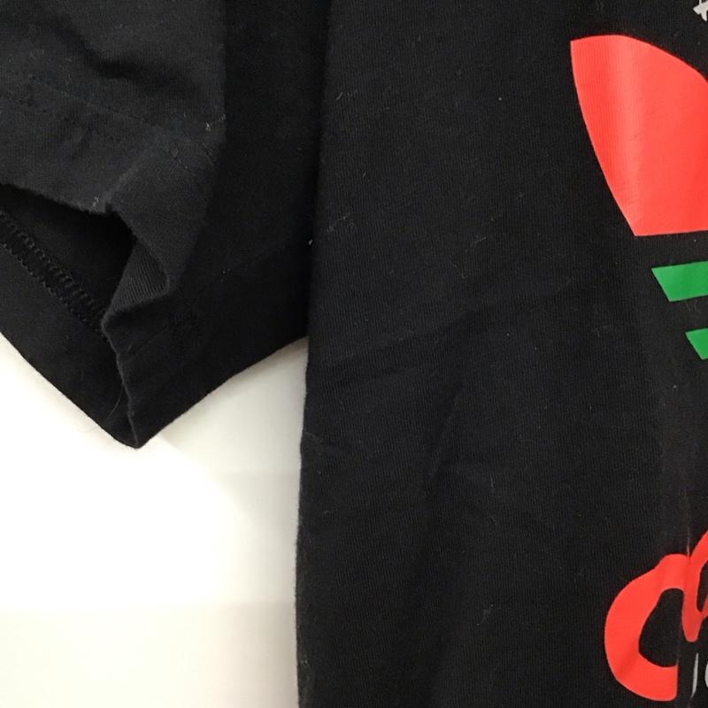 アディダス adidas Tシャツ 半袖 cd6825 半袖カットソー プリントTシャツ M プリント 黒 / ブラック / black メンズ USED 古着 中古 10151757
