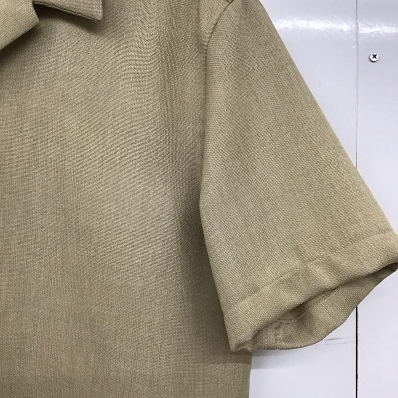 ザラ ZARA シャツ、ブラウス 半袖 半袖シャツ カラーシャツ S 無地 ベージュ / ベージュ / beige メンズ USED 古着 中古 10151759