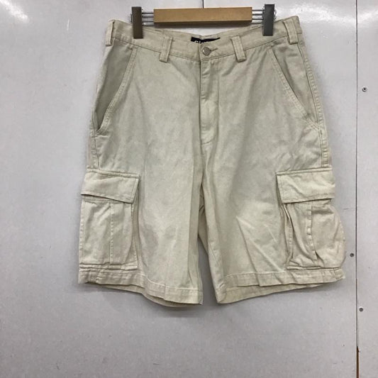 ステューシー STUSSY パンツ ショートパンツ ショートパンツ ハーフパンツ カジュアルパンツ 古着 31インチ 無地 アイボリー / アイボリー / メンズ USED 古着 中古 10151769