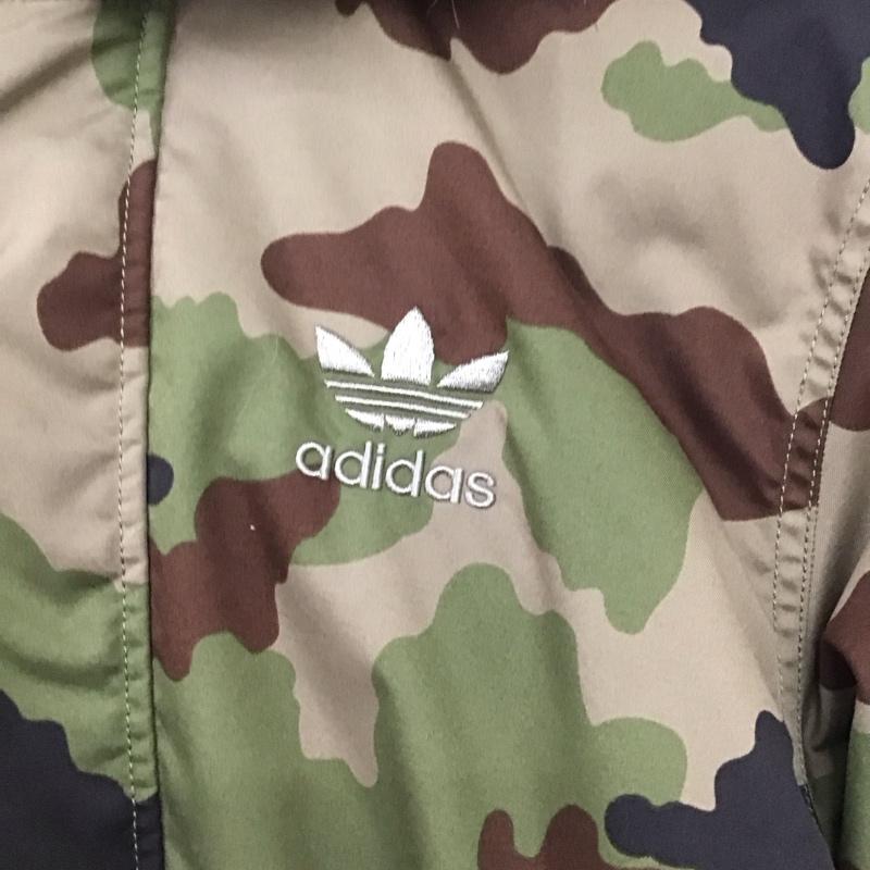 アディダス adidas ジャケット、上着 ジャンパー、ブルゾン awv009 ライトダウンジャケット アウター 0 カモフラージュ柄・迷彩 マルチカラー / マルチカラー / multicolor メンズ USED 古着 中古 10151772