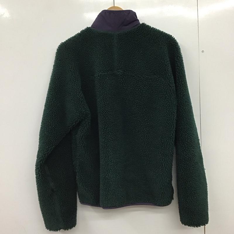 パタゴニア patagonia ジャケット、上着 ジャンパー、ブルゾン 23057fa25 フリースジャケット ジップアップジャケット S ロゴ、文字 緑 / グリーン / green メンズ USED 古着 中古 10151773