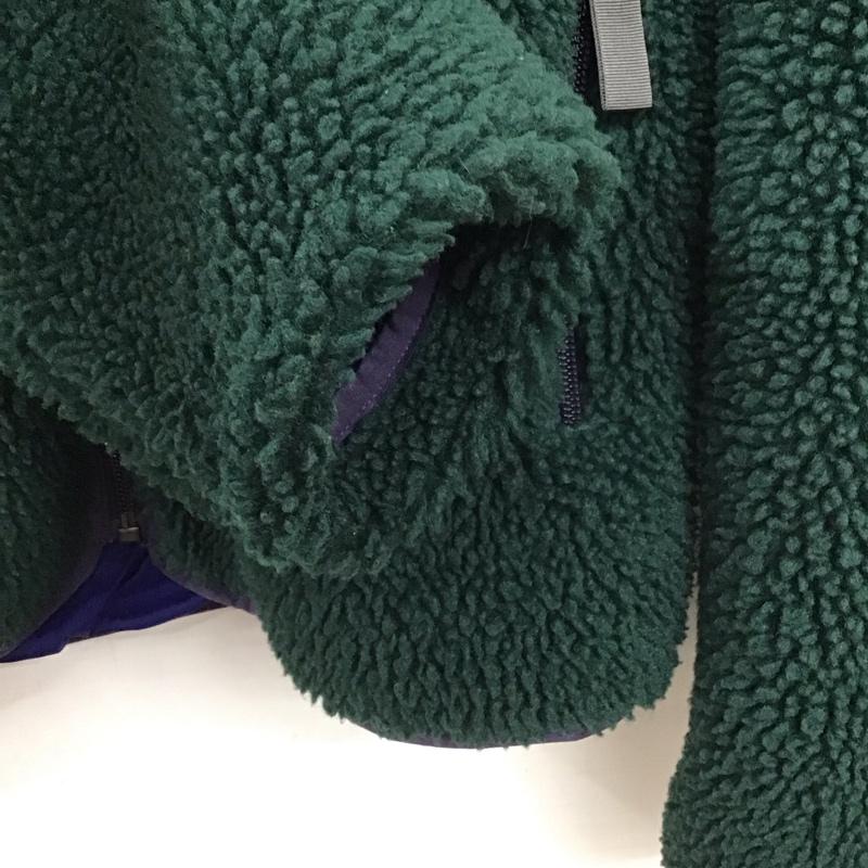 パタゴニア patagonia ジャケット、上着 ジャンパー、ブルゾン 23057fa25 フリースジャケット ジップアップジャケット S ロゴ、文字 緑 / グリーン / green メンズ USED 古着 中古 10151773