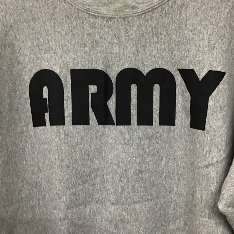 アベイシングエイプ A BATHING APE トレーナー 長袖 長袖トレーナー スウェット クルーネック プルオーバー M ロゴ、文字 灰 / グレー / gray メンズ USED 古着 中古 10151782