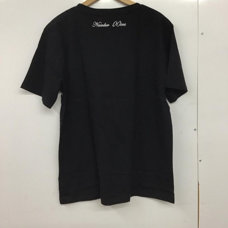 ナンバーナイン NUMBER (N)INE Tシャツ 半袖 半袖カットソー プリントTシャツ クルーネックカットソー FREE プリント 黒 / ブラック / black メンズ USED 古着 中古 10151786
