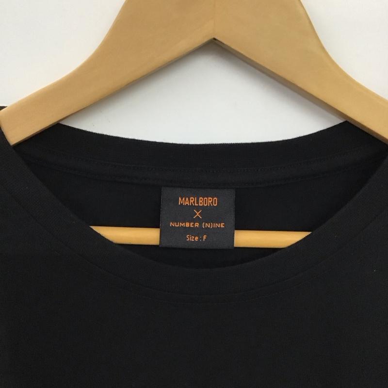 ナンバーナイン NUMBER (N)INE Tシャツ 半袖 半袖カットソー プリントTシャツ クルーネックカットソー FREE プリント 黒 / ブラック / black メンズ USED 古着 中古 10151786
