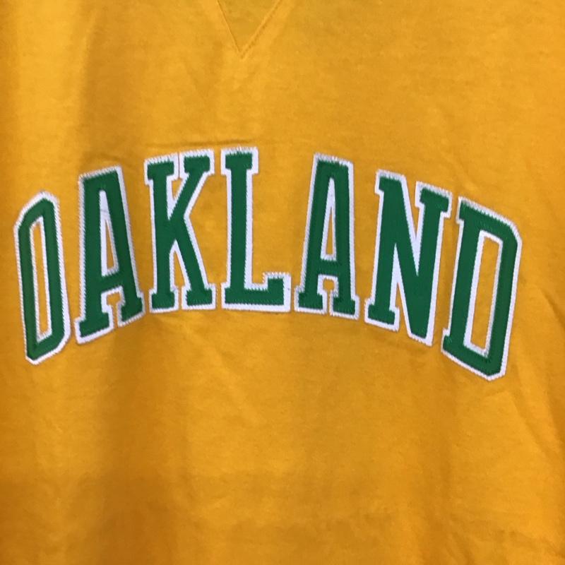 ナイキ NIKE Tシャツ 半袖 半袖カットソー プリントTシャツ クルーネックカットソー M ロゴ、文字 黄 / イエロー / yellow メンズ USED 古着 中古 10151787