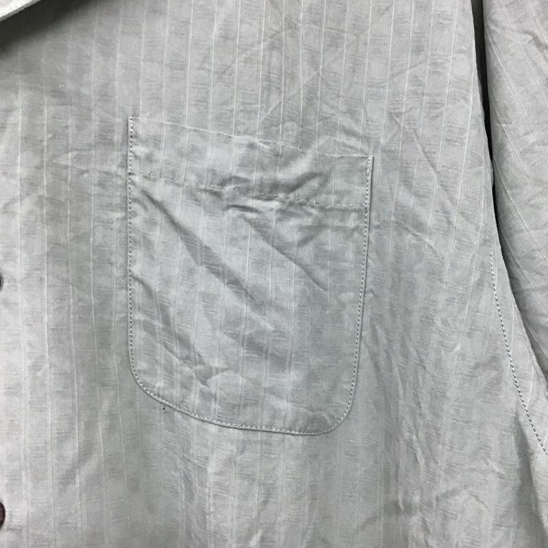 トミーバハマ Tommy Bahama シャツ、ブラウス 半袖 半袖シャツ 刺繍シャツ ポケットシャツ XL ロゴ、文字 X ストライプ カーキ / カーキ / khaki メンズ USED 古着 中古 10151789