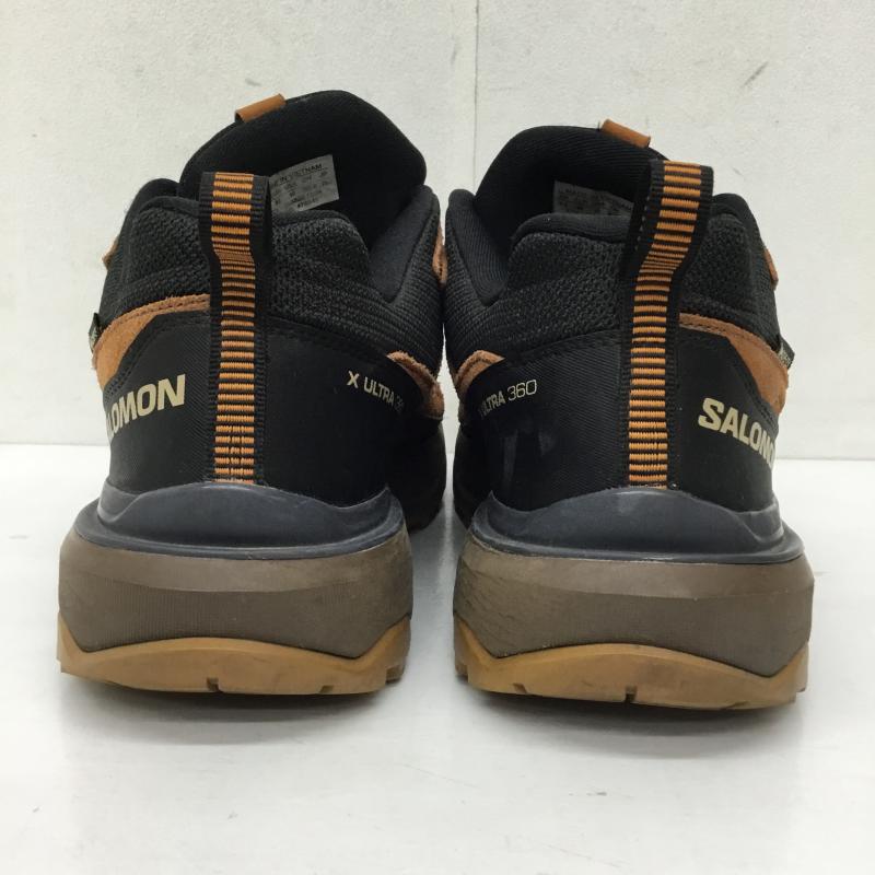 サロモン SALOMON スニーカー スニーカー ULTRA 360 LTR GTX 28.0cm ロゴ、文字 黒 / ブラック / black X 茶 / ブラウン / brown X 灰 / グレー / gray メンズ USED 古着 中古 10151791