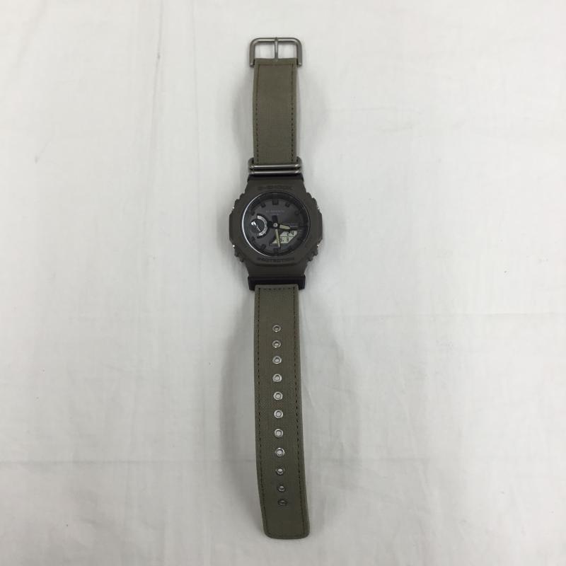 ジーショック G-SHOCK 腕時計 アナログ（自動巻き） GA-B2100 ソーラー式　Bluetooth搭載 ロゴ、文字 カーキ / カーキ / khaki メンズ USED 古着 中古 10151797