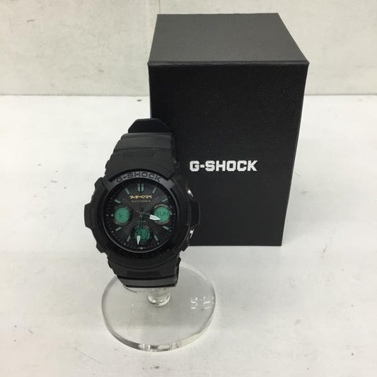 ジーショック G-SHOCK 腕時計 アナログ（自動巻き） AWG-M100RC ロゴ、文字 黒 / ブラック / black メンズ USED 古着 中古 10151798