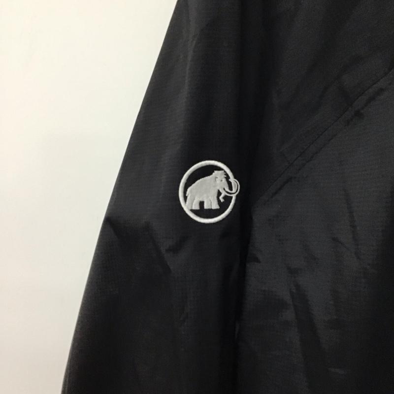 マムート Mammut ジャケット、上着 ジャンパー、ブルゾン ジップアップジャケット ナイロンジャケット アウター L ロゴ、文字 黒 / ブラック / black メンズ USED 古着 中古 10151802