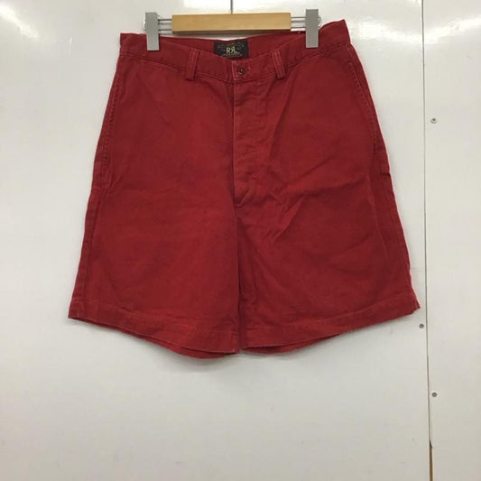 ダブルアールエル RRL パンツ ショートパンツ ショートパンツ ハーフパンツ カジュアルパンツ 30インチ 無地 赤 / レッド / red メンズ USED 古着 中古 10151806