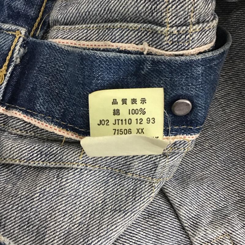 リーバイス Levi s ジャケット、上着 ジャンパー、ブルゾン デニムジャケット Gジャン アウター カジュアルジャケット 38 無地 インディゴ / インディゴ / Indigo メンズ USED 古着 中古 10151810