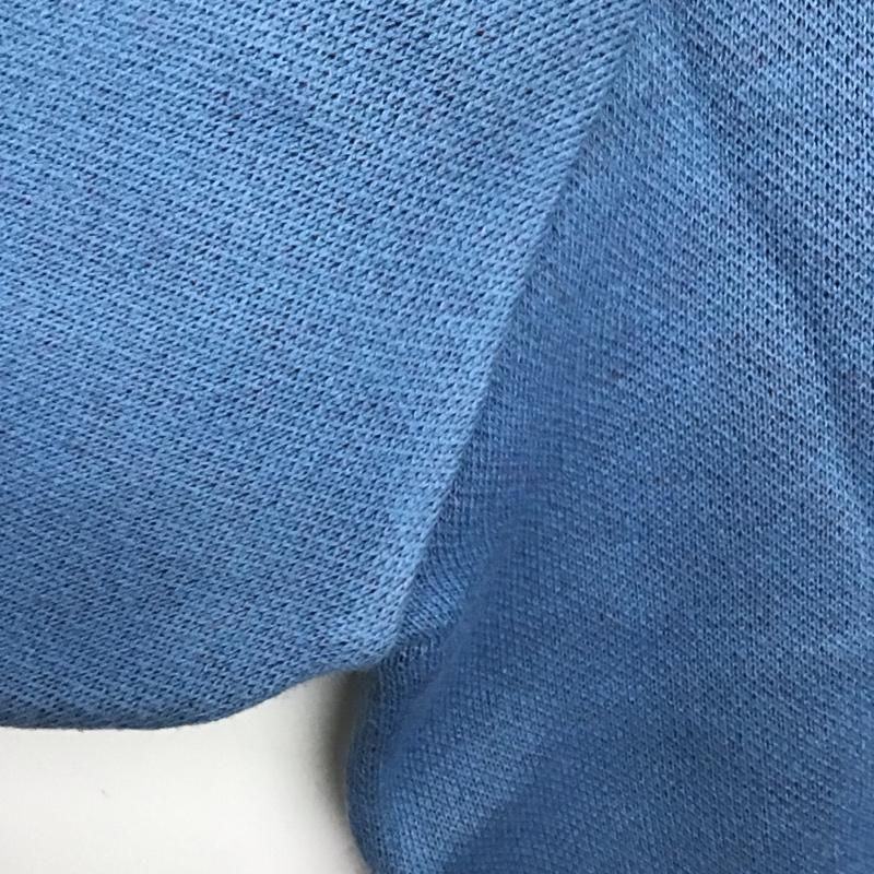 フリークスストア FREAK S STORE ニット、セーター 長袖 長袖ニットカットソー クルーネック セーター M プリント 青 / ブルー / blue メンズ USED 古着 中古 10151816