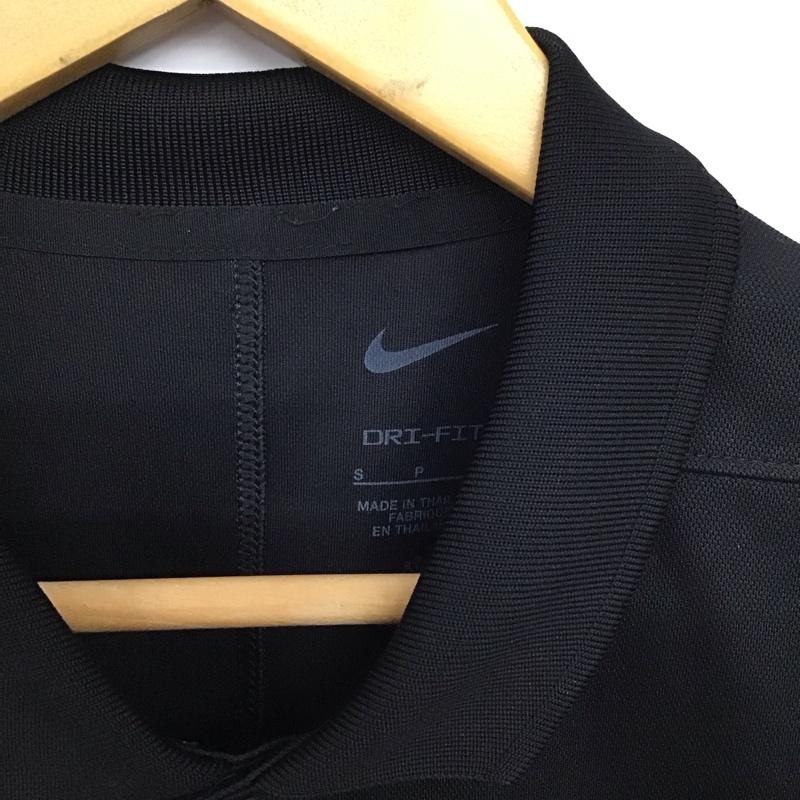 ナイキ NIKE ポロシャツ 半袖 dh0845-010 半袖ポロシャツ スポーツウェア S ロゴ、文字 白 / ホワイト / white X 黒 / ブラック / black メンズ USED 古着 中古 10151817