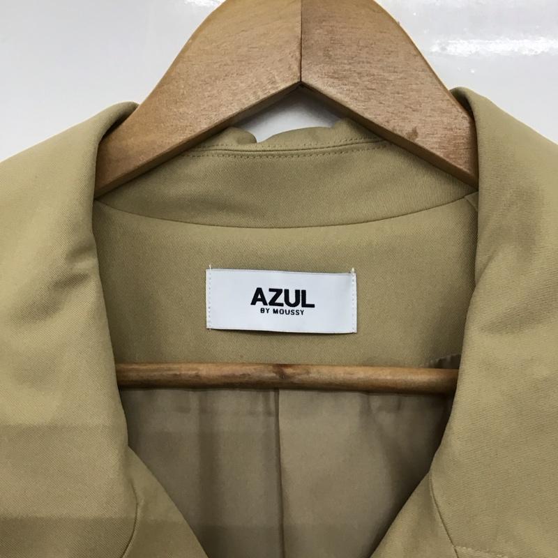 アズールバイマウジー AZUL BY MOUSSY コート トレンチコート 250hsf30-117b 2WAYトレンチコート S 無地 ベージュ / ベージュ / beige レディース USED 古着 中古 10151827