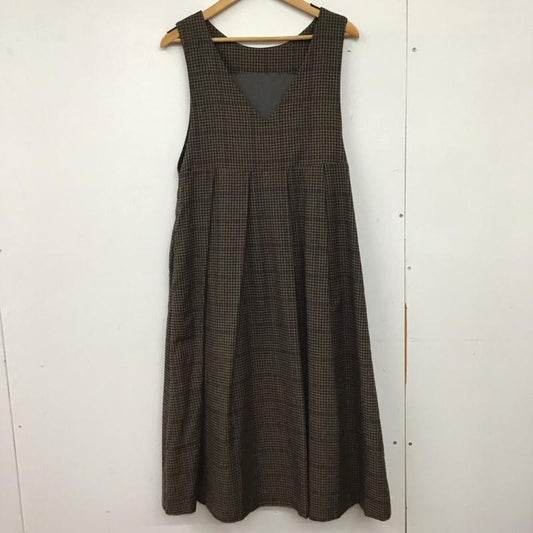 ケービーエフ KBF ワンピース ロングスカート kb96-26j030 BIGプリーツジャンパースカート ONE SIZE チェック マルチカラー / マルチカラー / multicolor レディース USED 古着 中古 10151828