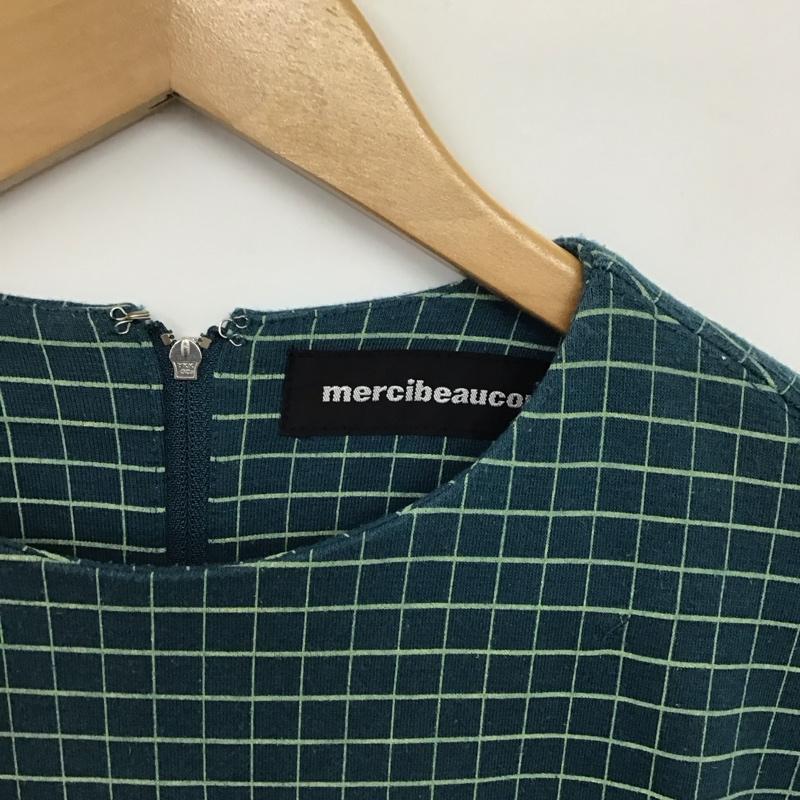 メルシーボークー mercibeaucoup, ワンピース ロングスカート 半袖ロングワンピース プリントワンピース 1 プリント 緑 / グリーン / green レディース USED 古着 中古 10151829