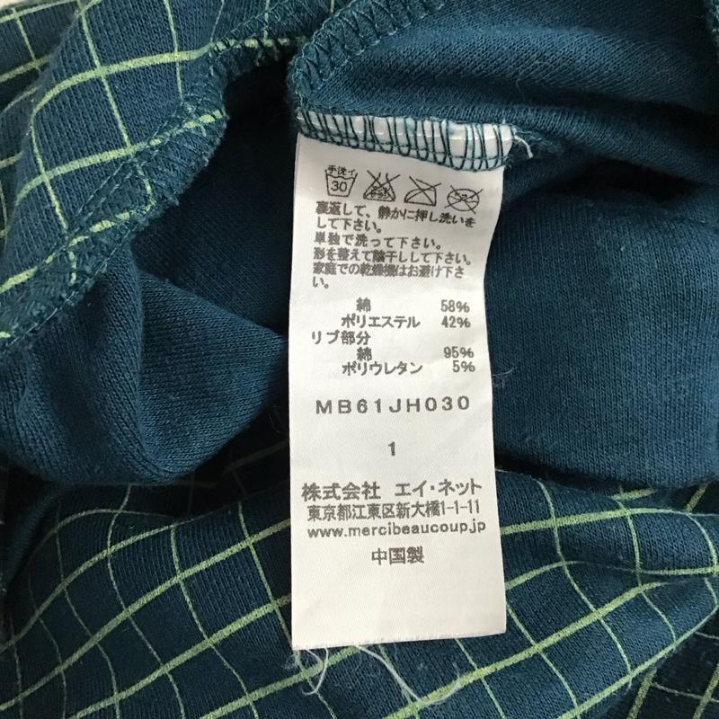 メルシーボークー mercibeaucoup, ワンピース ロングスカート 半袖ロングワンピース プリントワンピース 1 プリント 緑 / グリーン / green レディース USED 古着 中古 10151829