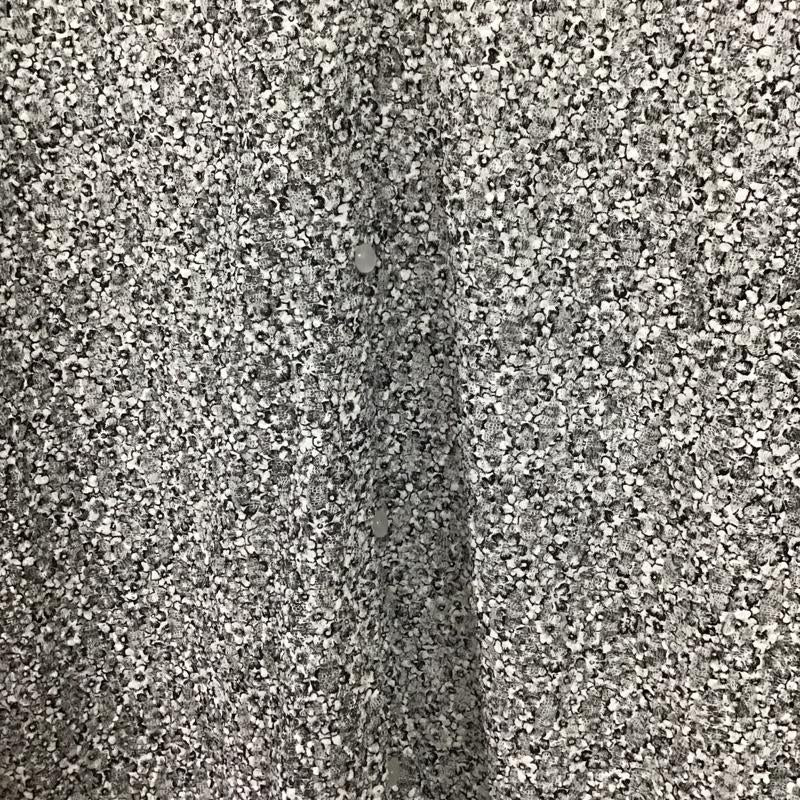 レプシィム LEPSIM ワンピース ロングスカート 長袖ロングワンピース フロントボタン 総柄 白 / ホワイト / white X 黒 / ブラック / black レディース USED 古着 中古 10151830