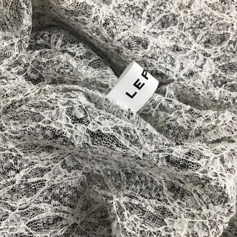 レプシィム LEPSIM ワンピース ロングスカート 長袖ロングワンピース フロントボタン 総柄 白 / ホワイト / white X 黒 / ブラック / black レディース USED 古着 中古 10151830