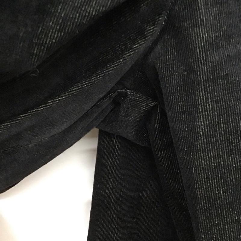 ニコアンド niko and... パンツ ワークパンツ、ペインターパンツ ミジンコールボリュームパンツ L 無地 黒 / ブラック / black レディース USED 古着 中古 10151831