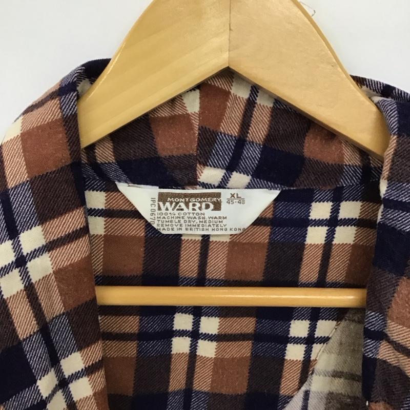 古着 USED ジャケット、上着 ジャンパー、ブルゾン 長袖ロングシャツジャケット ガウン 古着 XL チェック マルチカラー / マルチカラー / multicolor メンズ USED 古着 中古 10151835