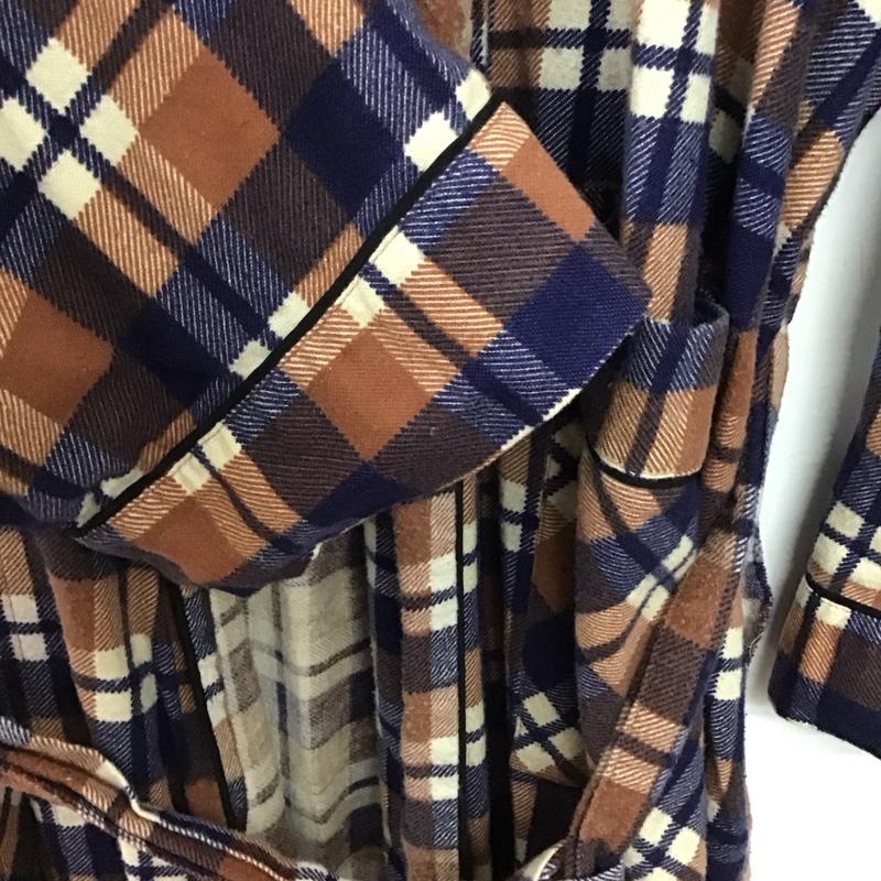 古着 USED ジャケット、上着 ジャンパー、ブルゾン 長袖ロングシャツジャケット ガウン 古着 XL チェック マルチカラー / マルチカラー / multicolor メンズ USED 古着 中古 10151835