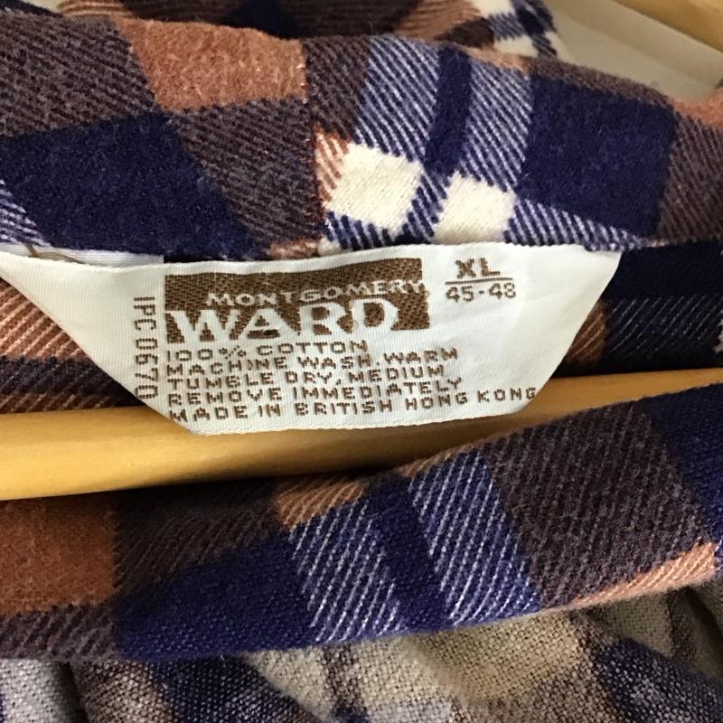 古着 USED ジャケット、上着 ジャンパー、ブルゾン 長袖ロングシャツジャケット ガウン 古着 XL チェック マルチカラー / マルチカラー / multicolor メンズ USED 古着 中古 10151835